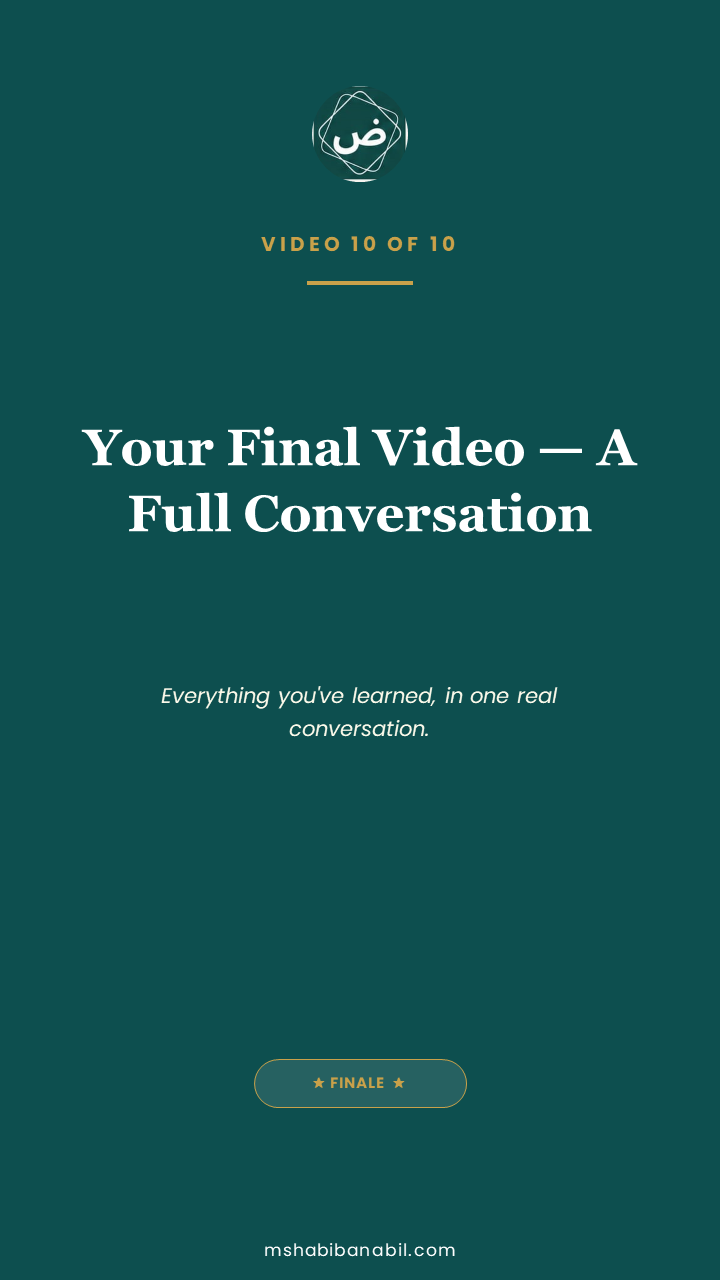 Your Final Video — A Full Conversation